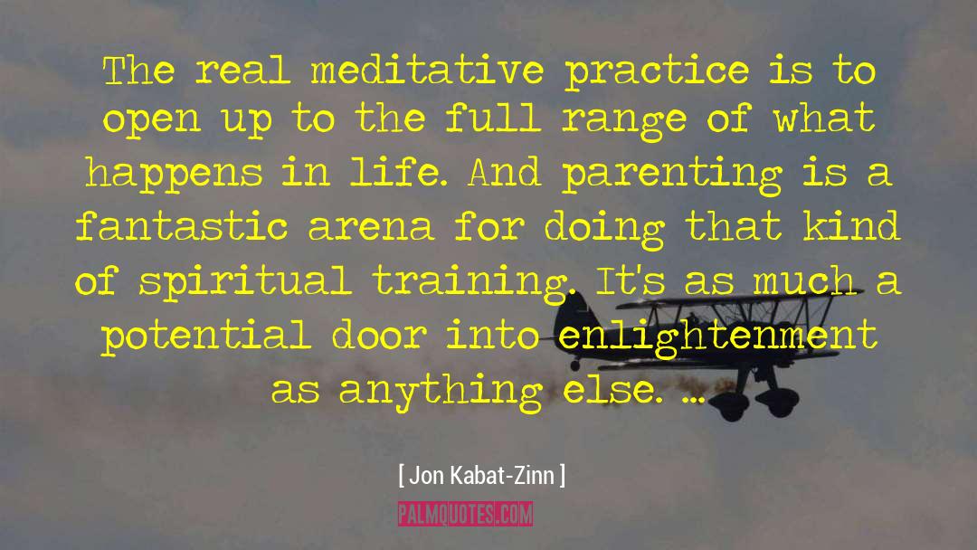 Door Which quotes by Jon Kabat-Zinn