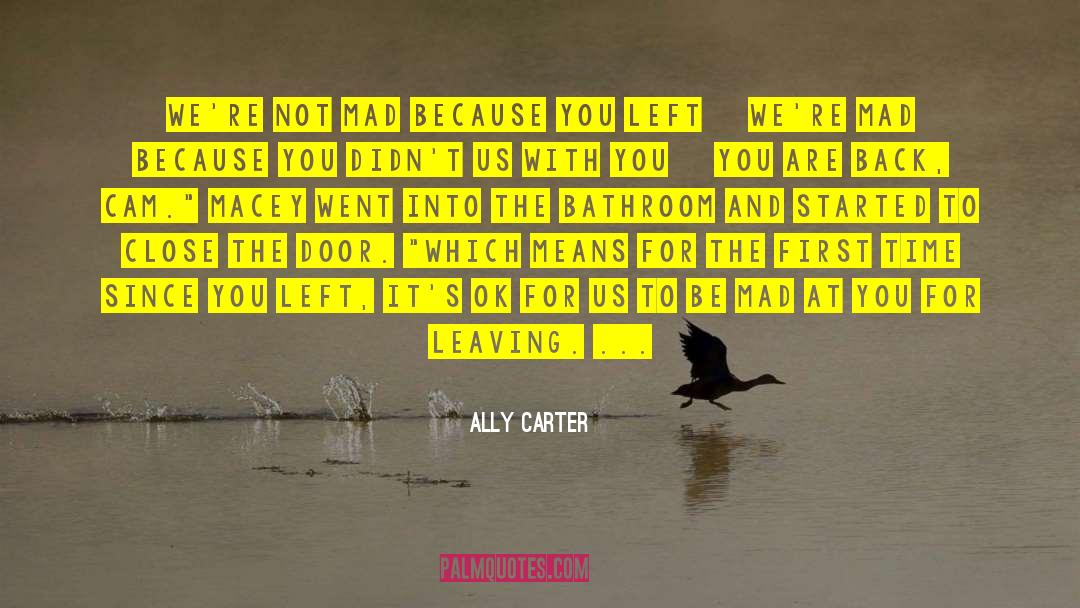 Door Which quotes by Ally Carter
