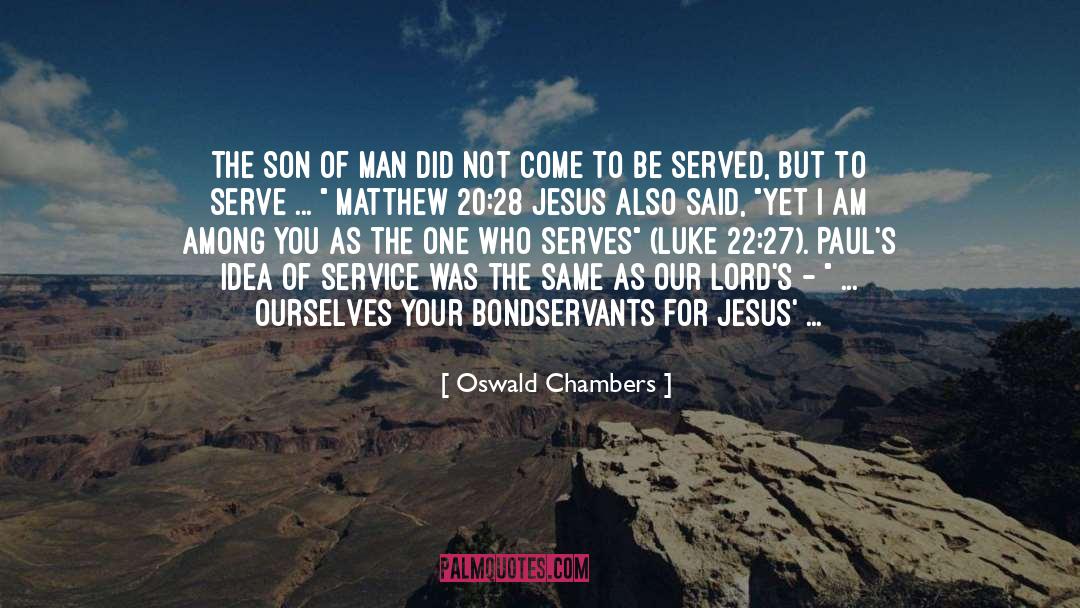 Doormat quotes by Oswald Chambers