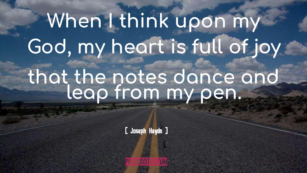 Doors Of My Heart quotes by Joseph Haydn