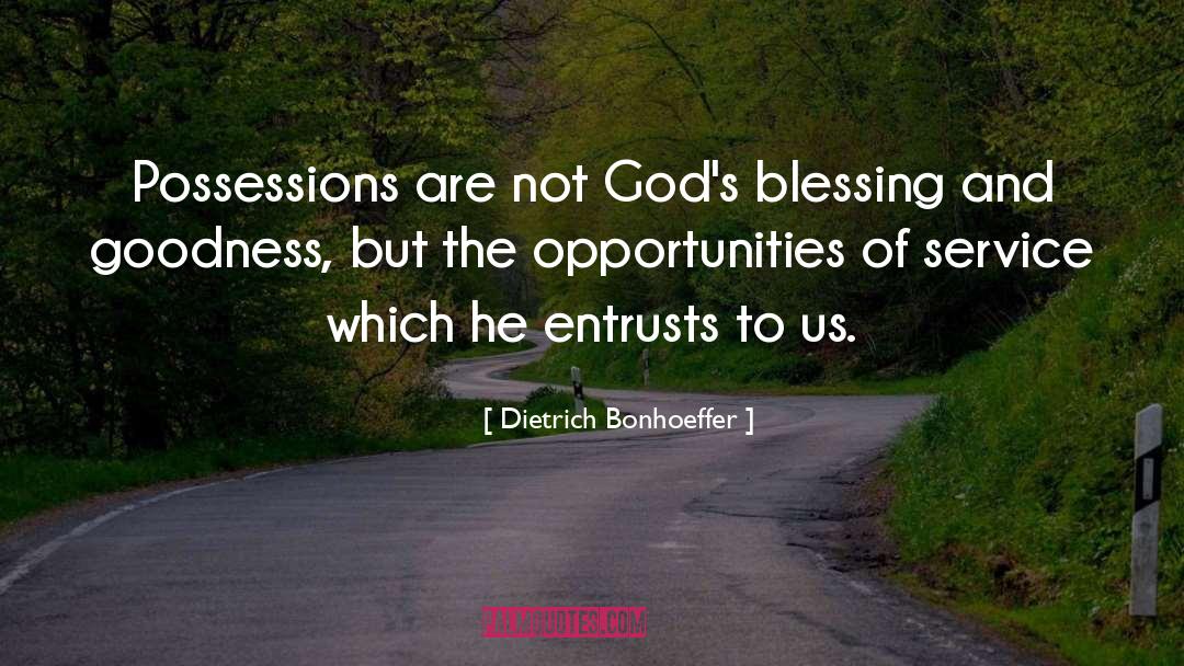 Doors Of Opportunity quotes by Dietrich Bonhoeffer