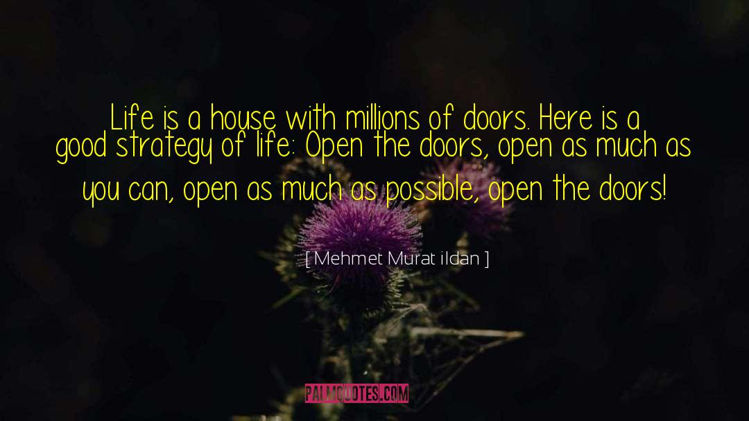 Doors Open Quote quotes by Mehmet Murat Ildan