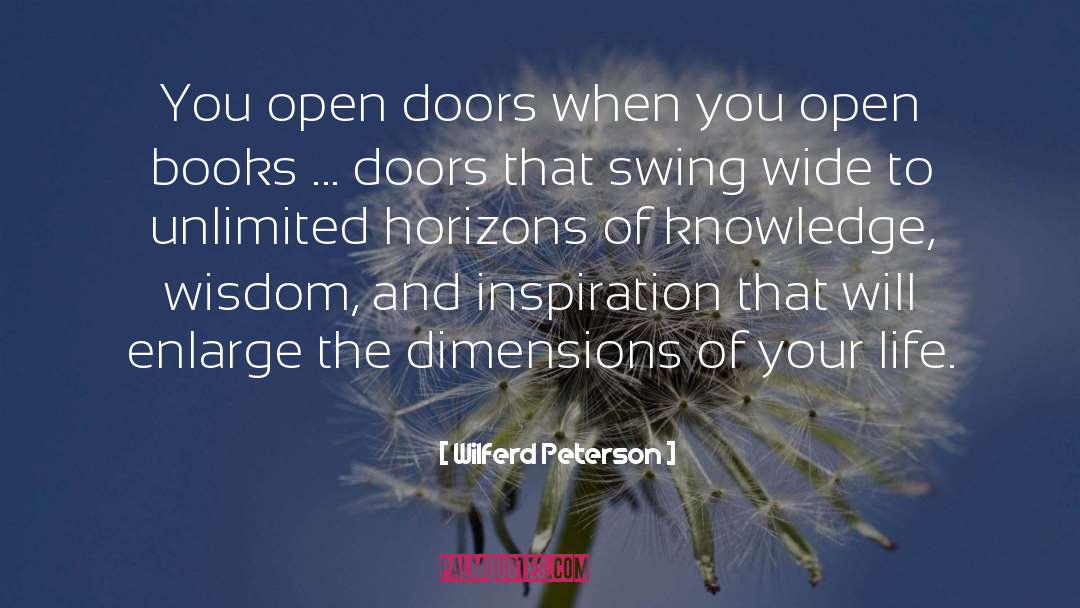 Doors Open Quote quotes by Wilferd Peterson