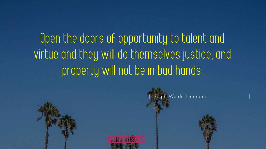 Doors Opportunity Quote quotes by Ralph Waldo Emerson