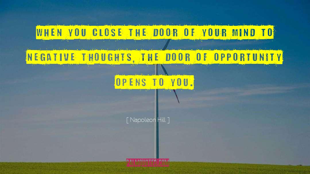 Doors Opportunity Quote quotes by Napoleon Hill