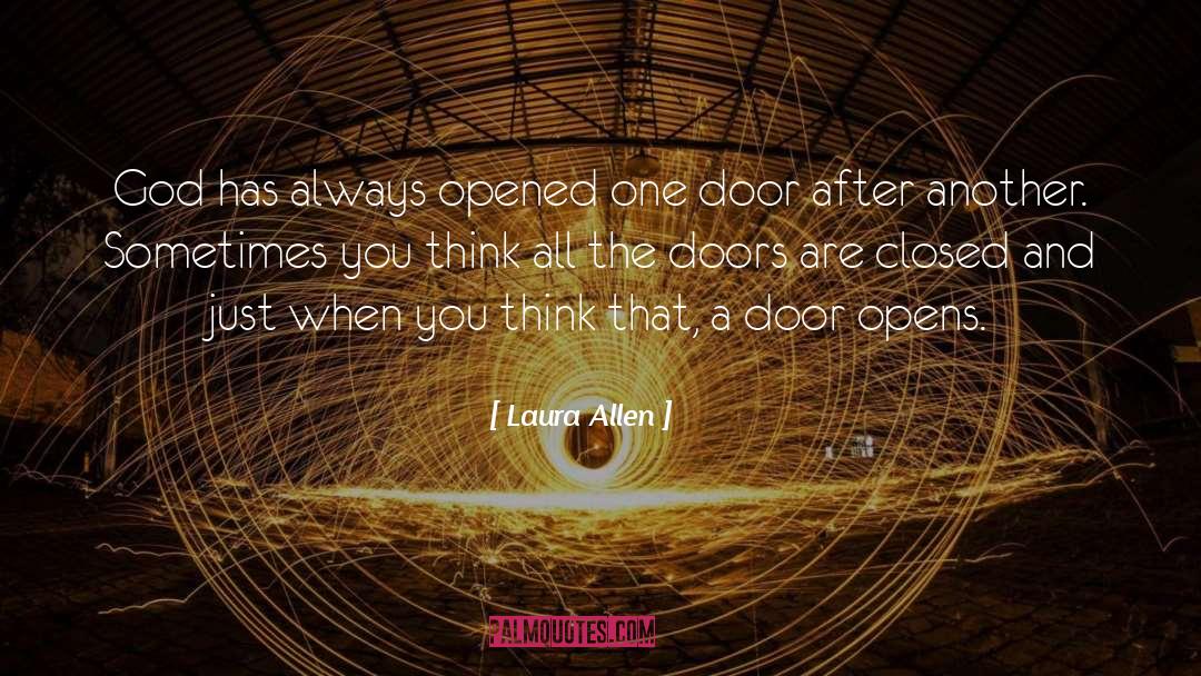 Doors quotes by Laura Allen