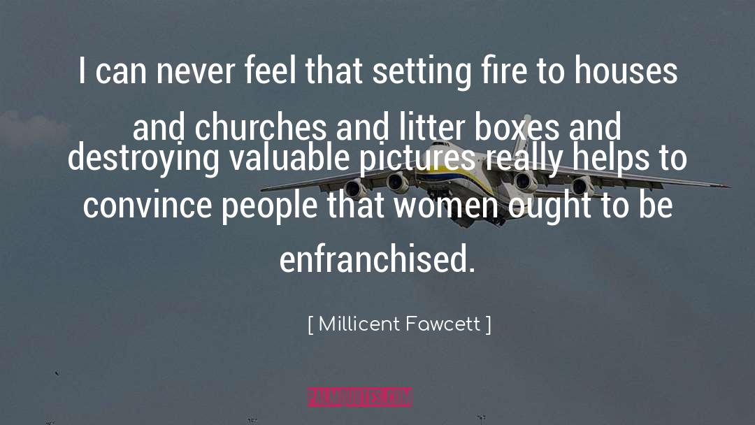 Doorsteps Houses quotes by Millicent Fawcett