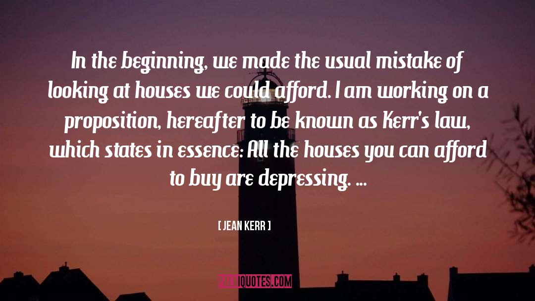 Doorsteps Houses quotes by Jean Kerr