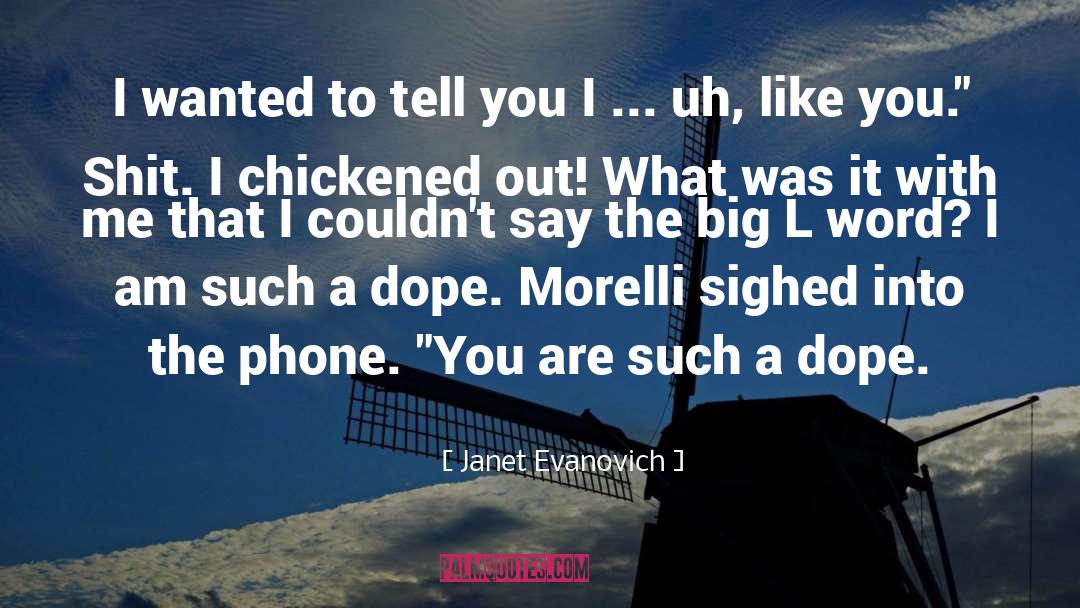 Dope quotes by Janet Evanovich