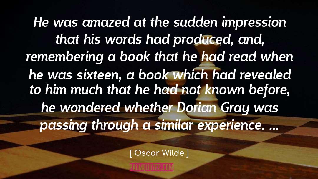 Dorian Gray quotes by Oscar Wilde