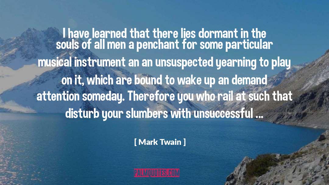 Dormant quotes by Mark Twain