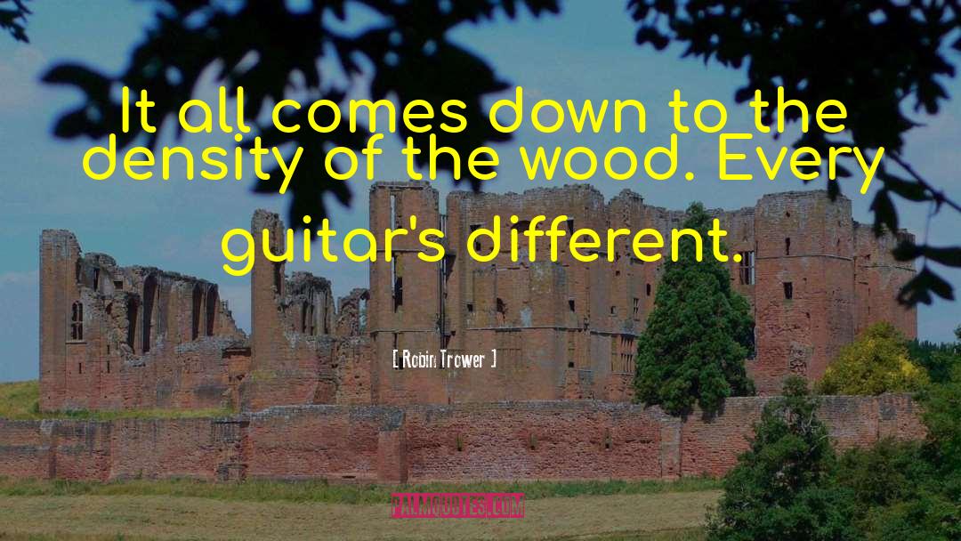 Dorshorst Wood quotes by Robin Trower