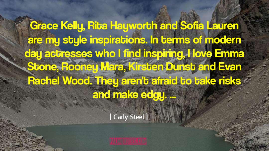 Dorshorst Wood quotes by Carly Steel