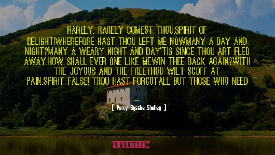 Dost quotes by Percy Bysshe Shelley