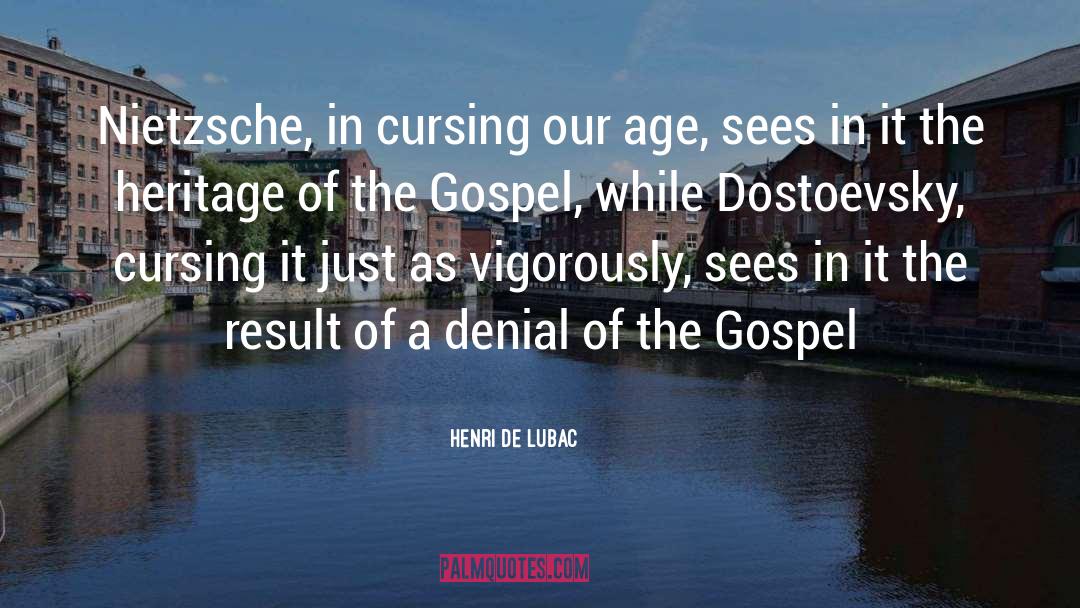 Dostoevsky quotes by Henri De Lubac