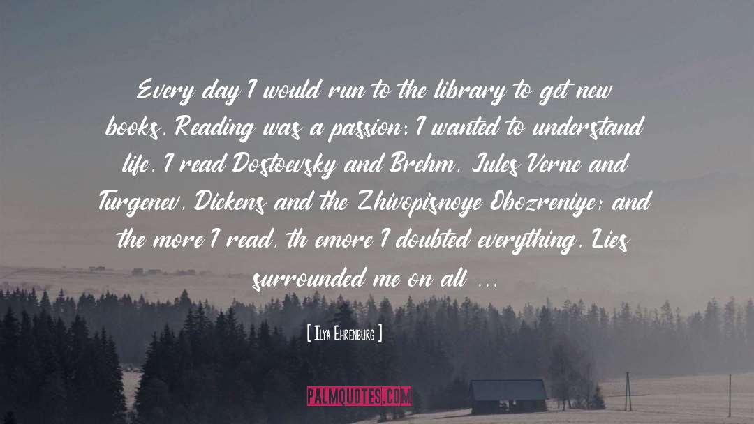 Dostoevsky quotes by Ilya Ehrenburg