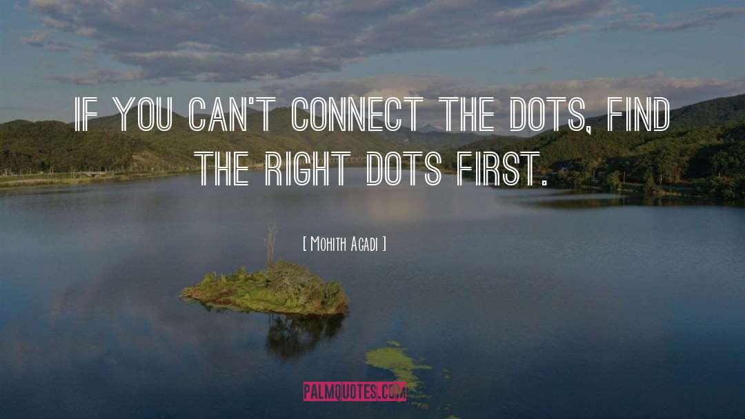 Dots Quote quotes by Mohith Agadi