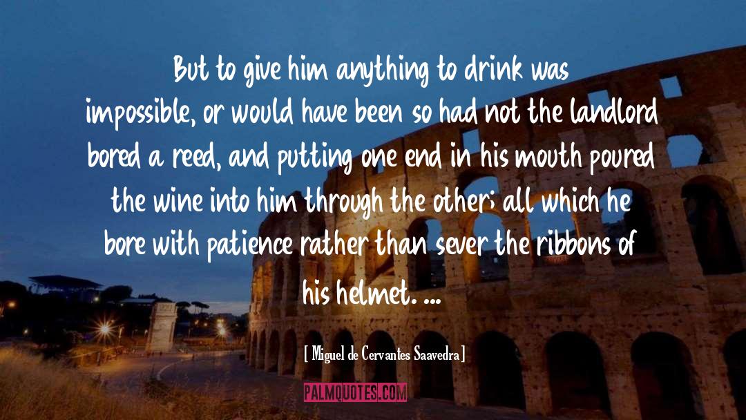 Doubilet Wine quotes by Miguel De Cervantes Saavedra