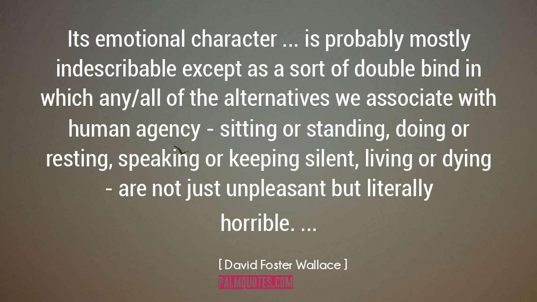 Double Bind quotes by David Foster Wallace