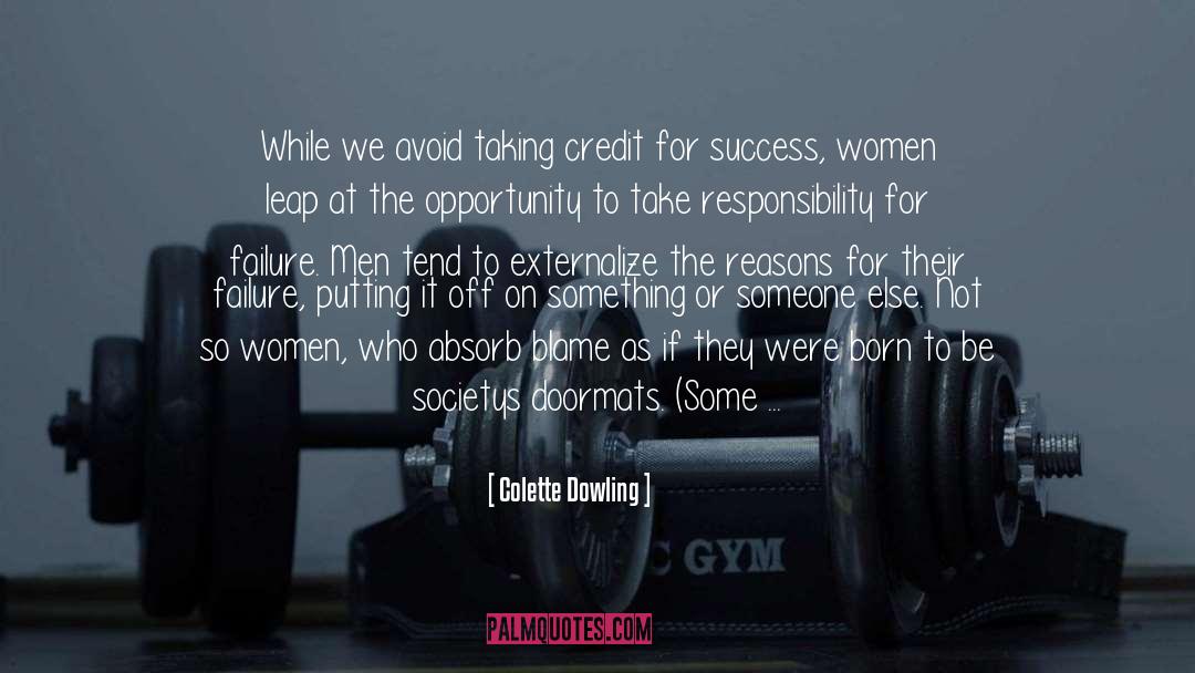 Double Credits quotes by Colette Dowling