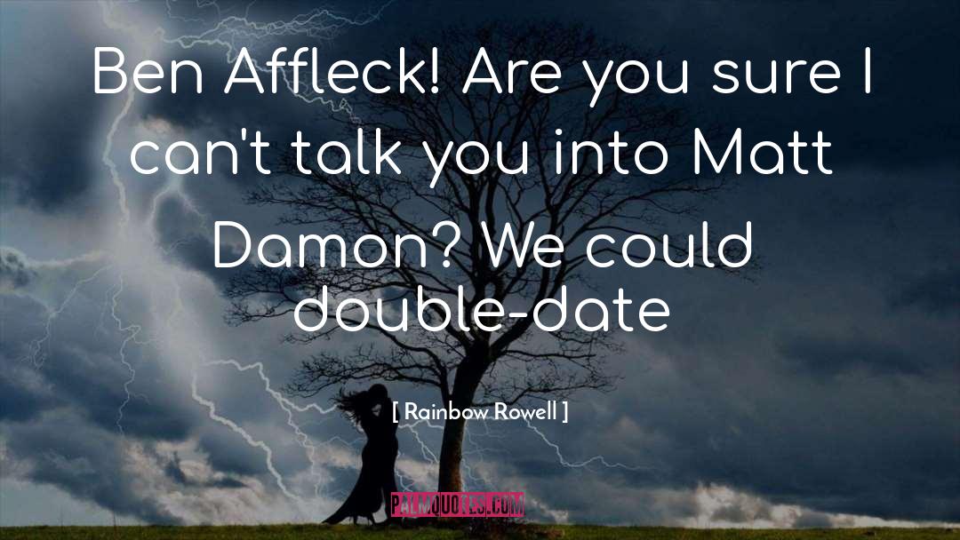 Double Date quotes by Rainbow Rowell