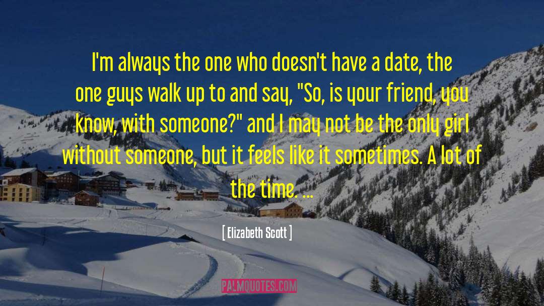 Double Date quotes by Elizabeth Scott