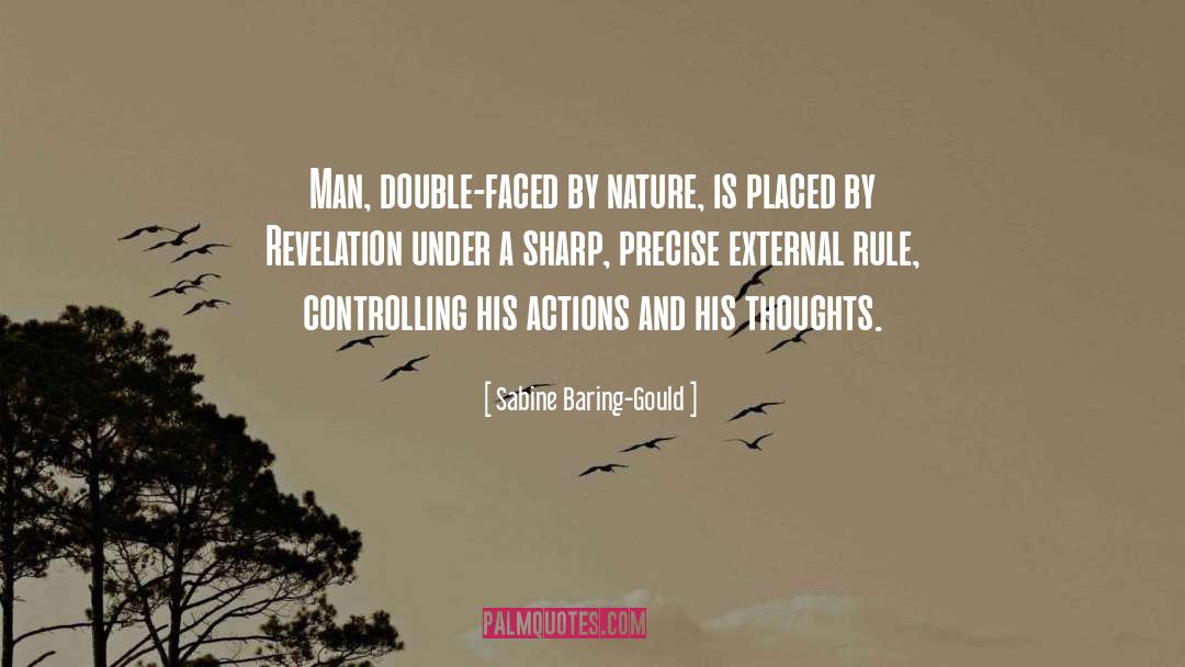 Double Faced quotes by Sabine Baring-Gould