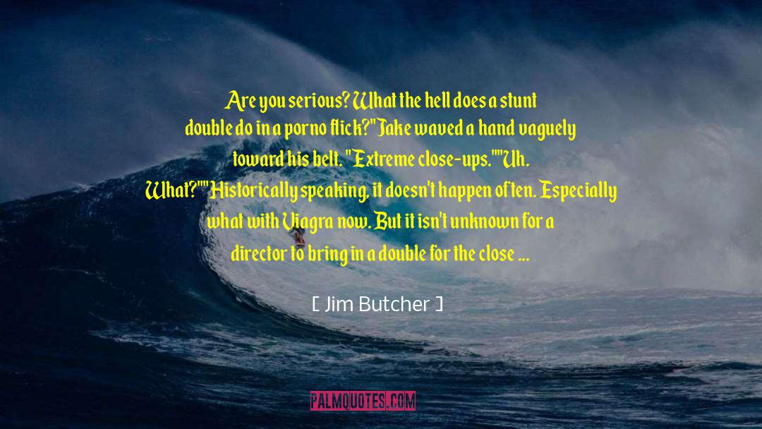 Double Indemnity quotes by Jim Butcher