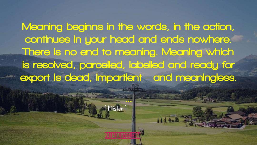 Double Meaning Hindi quotes by Pfister