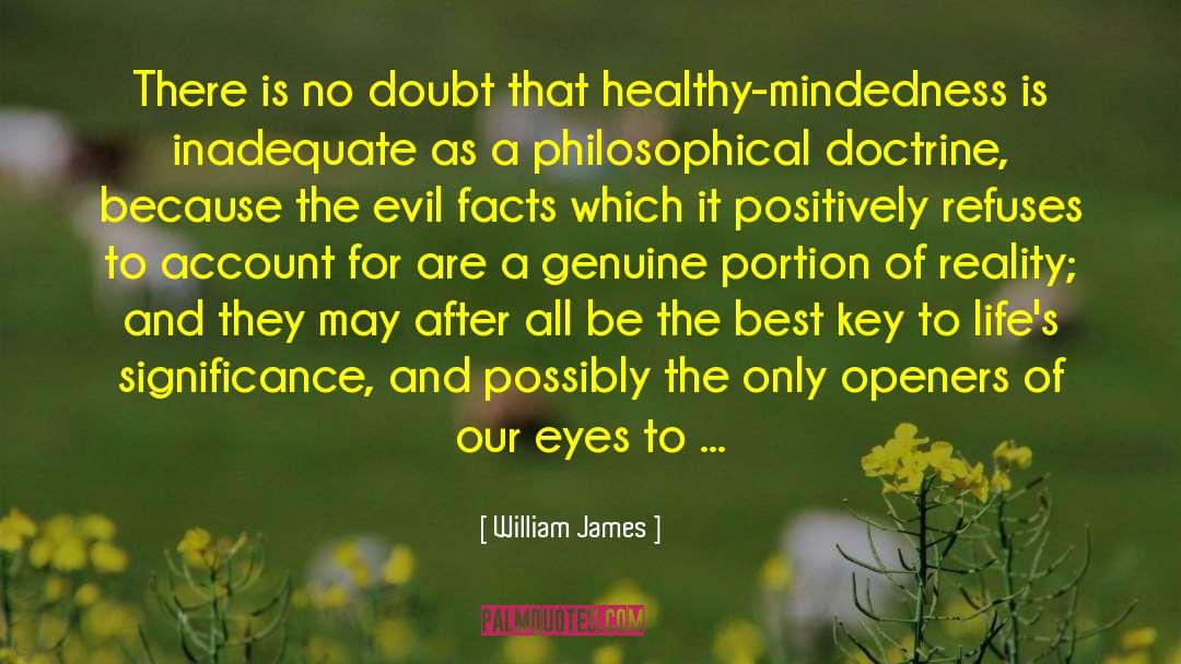 Double Mindedness quotes by William James