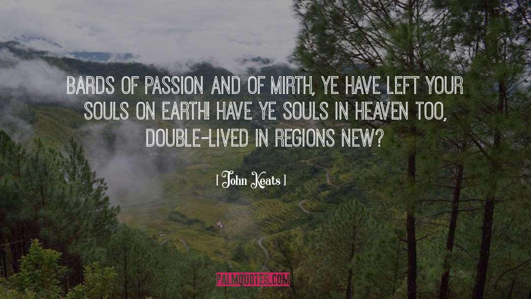 Double Personality quotes by John Keats