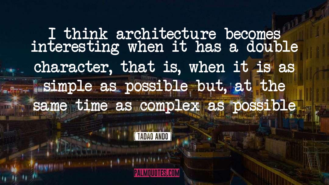 Double Square Engineering Consultancy quotes by Tadao Ando