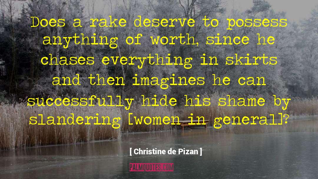 Double Standards quotes by Christine De Pizan