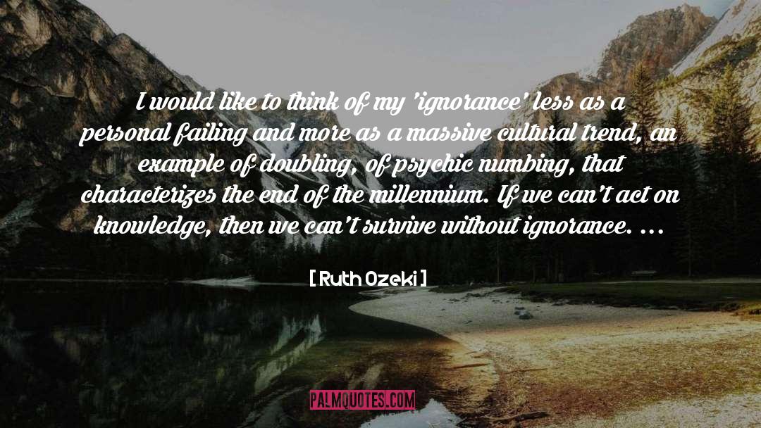 Doubling quotes by Ruth Ozeki