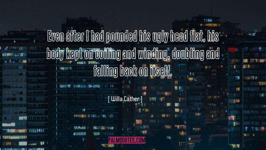 Doubling quotes by Willa Cather