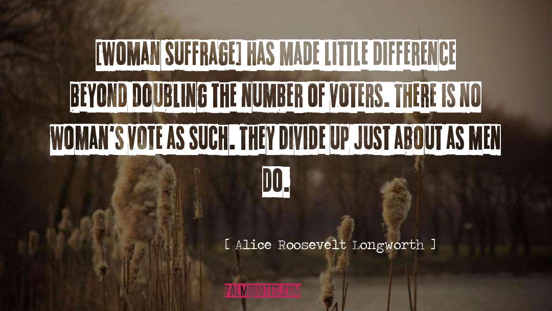 Doubling quotes by Alice Roosevelt Longworth