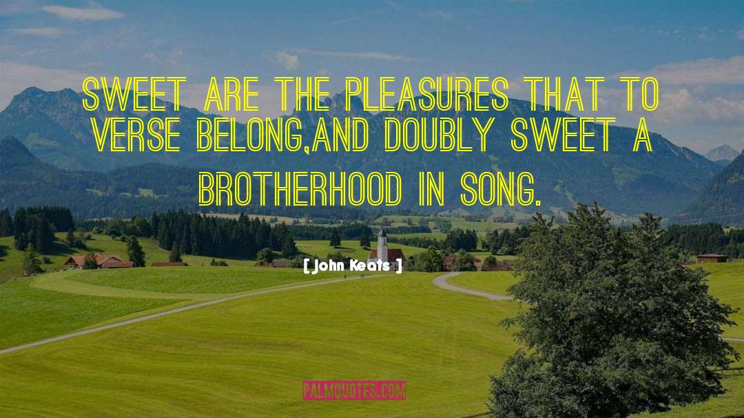 Doubly quotes by John Keats