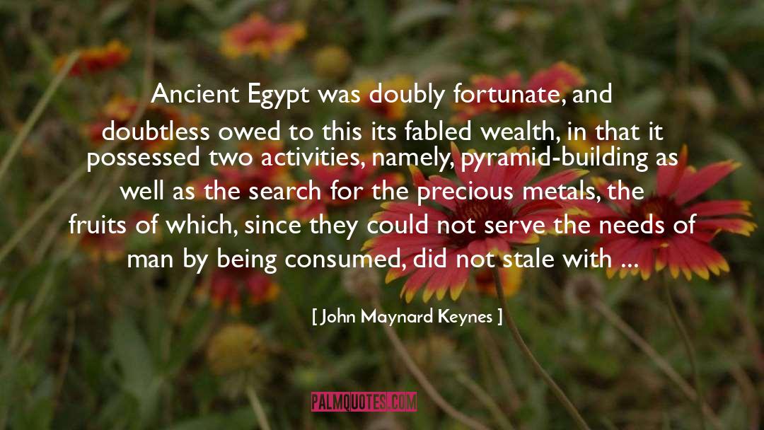 Doubly quotes by John Maynard Keynes