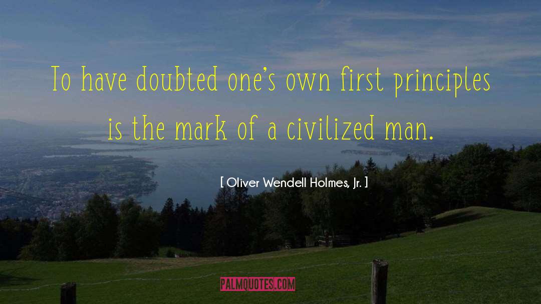 Doubt And Certainty quotes by Oliver Wendell Holmes, Jr.