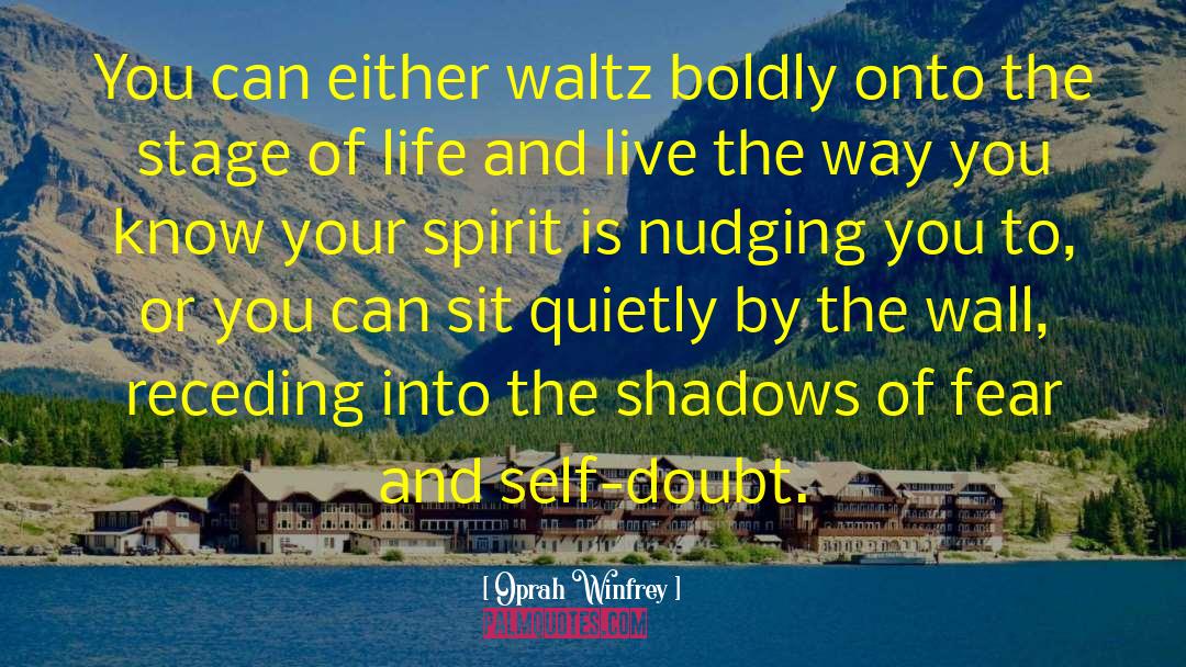 Doubt Parable quotes by Oprah Winfrey