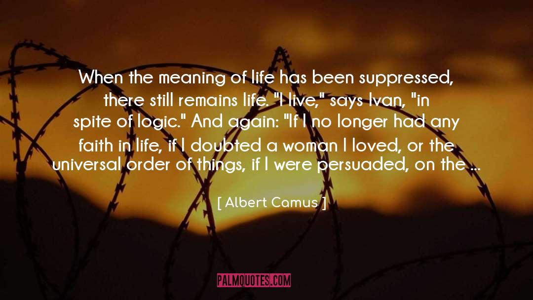 Doubted quotes by Albert Camus