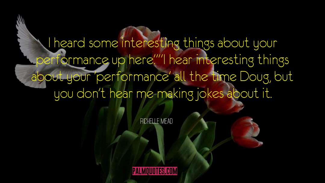 Doug Fox quotes by Richelle Mead