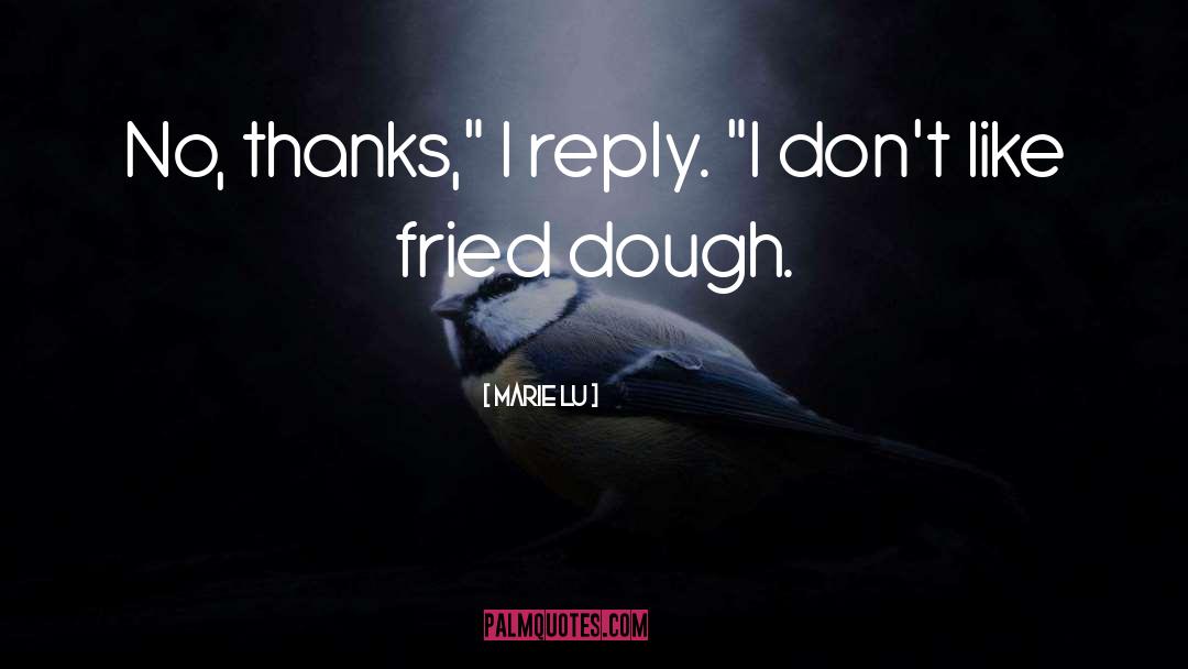 Dough quotes by Marie Lu