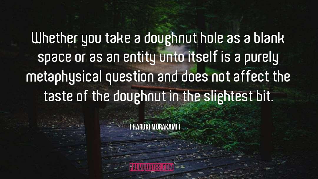 Doughnut quotes by Haruki Murakami