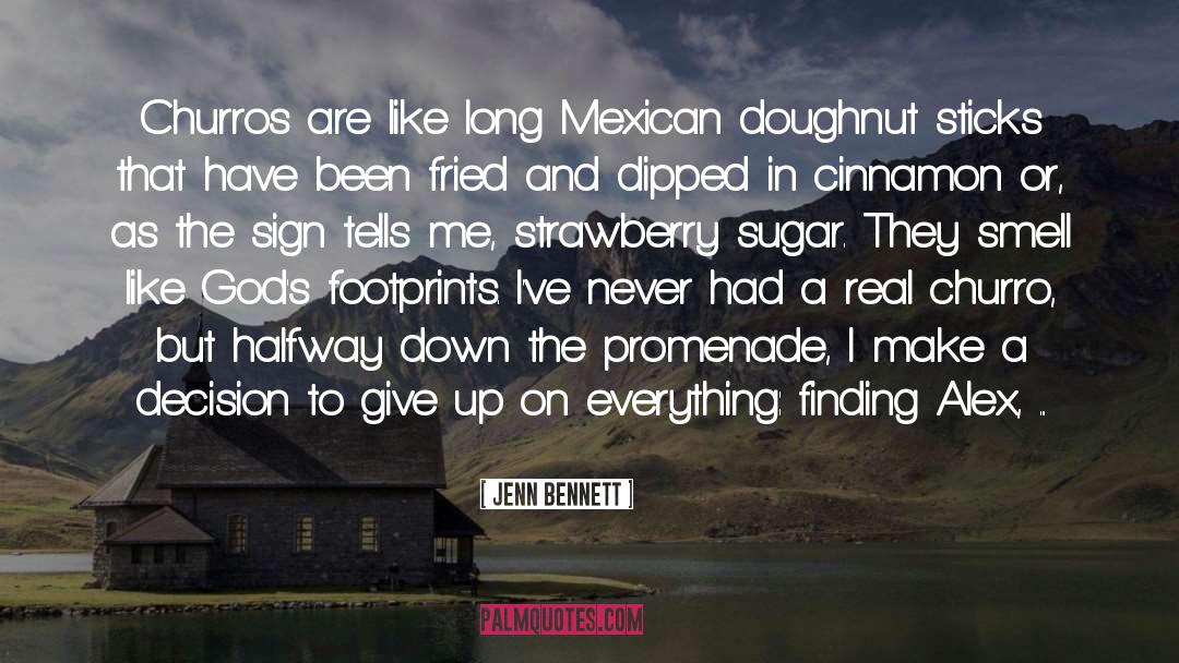 Doughnut quotes by Jenn Bennett