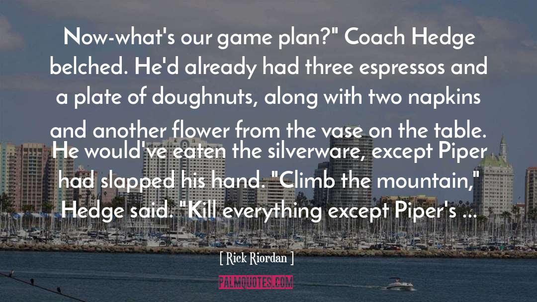 Doughnut quotes by Rick Riordan