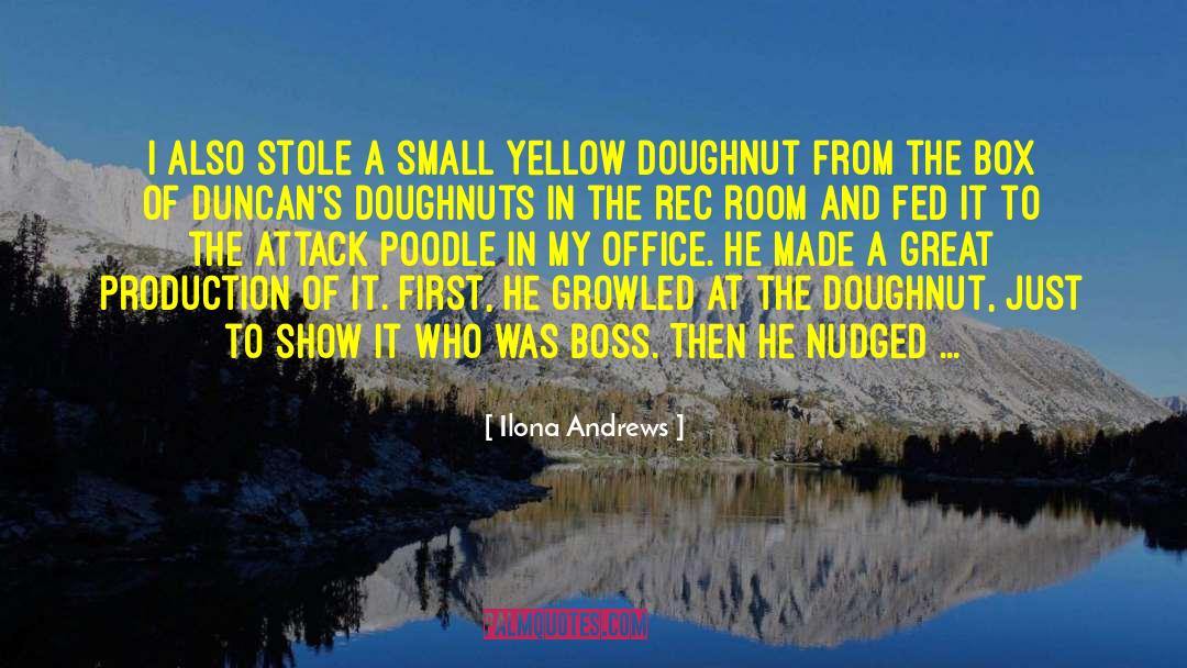 Doughnuts quotes by Ilona Andrews