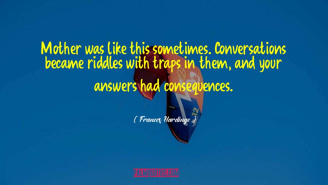 Douglas Coon Traps quotes by Frances Hardinge