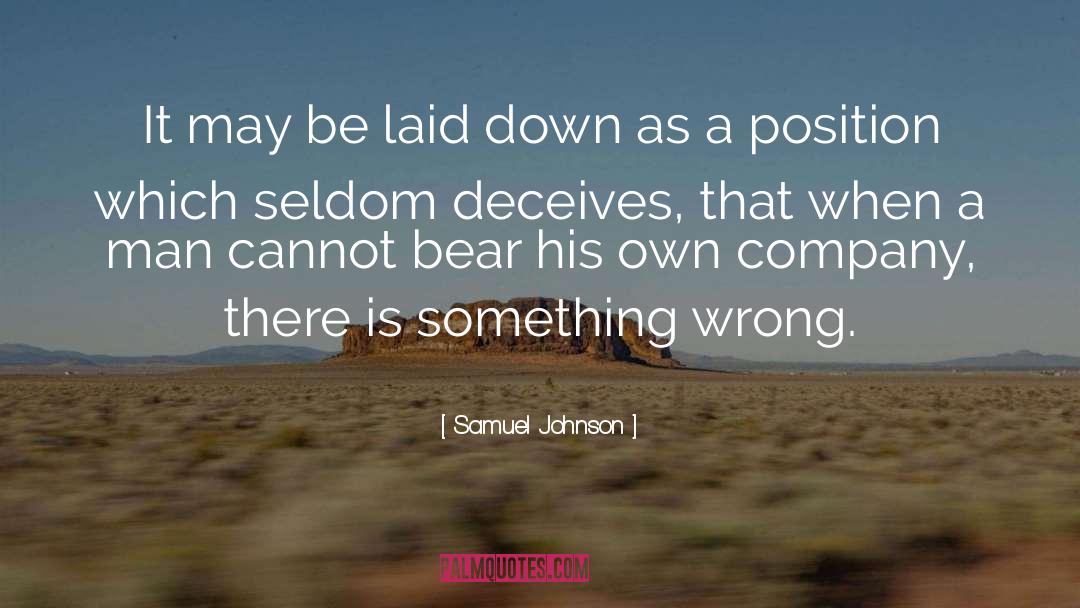 Down And quotes by Samuel Johnson