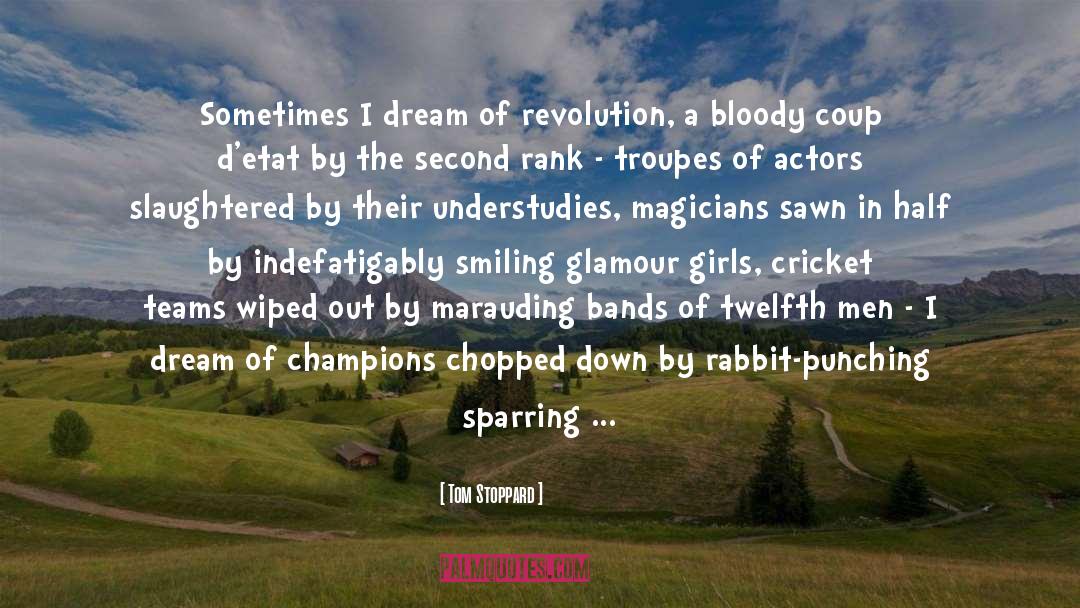 Down The Rabbit Hole quotes by Tom Stoppard